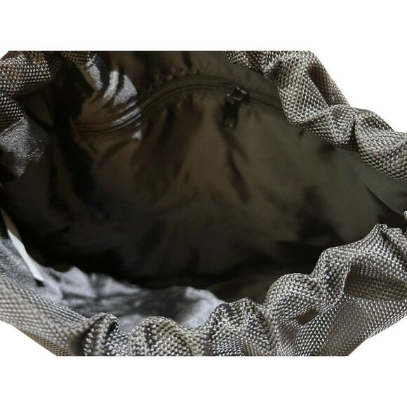 Talk Derby to Me Black Drawstring Backpack Bag New Roller Derby Kentucky Derby - Picture 4 of 4